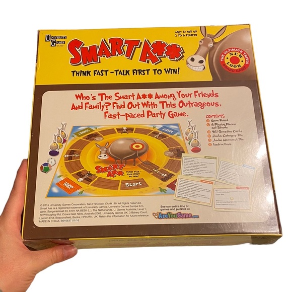 Smart A** board game 12 and up family game night new unopened box - Picture 4 of 4